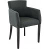 Fauteuil de restaurant moderne structure en hêtre et revêtement tissu Tony