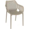 Fauteuil de restaurant (lot de 4) en PVC Elisa