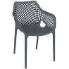 Fauteuil de restaurant (lot de 4) en PVC Elisa