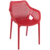 Fauteuil de restaurant (lot de 4) en PVC Elisa