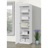 Armoire contemporaine 50 cm blanche Honor