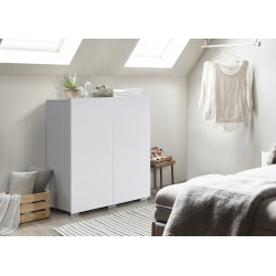 Meuble de rangement contemporain blanc Honor