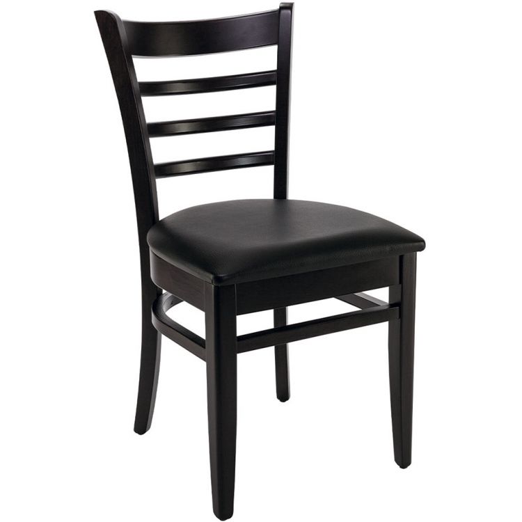 Chaise de restaurant (lot de 2) structure en hêtre Claudio