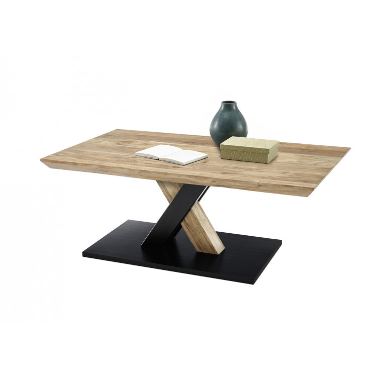 Table basse industrielle bois et métal Prudence