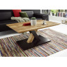 Table basse industrielle bois et métal Prudence