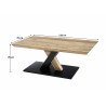 Table basse industrielle bois et métal Prudence