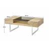 Table basse industrielle bois et métal Garance