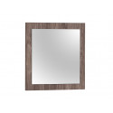Miroir carré contemporain coloris marron Maxime