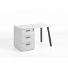Bureau droit contemporain avec caisson Prisca