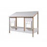 Lit cabane enfant moderne blanc Forest