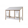 Lit cabane enfant moderne blanc Forest