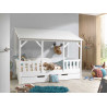 Lit-tiroir enfant moderne blanc Forest