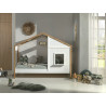 Lit cabane enfant moderne blanc America