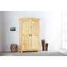 Armoire style campagne en pin massif Hada