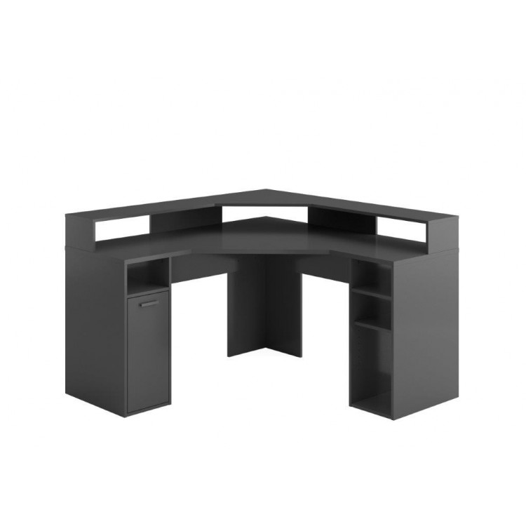 Bureau d'angle gamer moderne anthracite Tiger