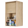 Armoire de rangement à rideau contemporaine 40 cm Oxitane