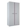 Armoire enfant moderne blanche 88 cm Riga