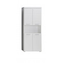 Colonne de salle de bain moderne 73 cm blanc brillant Savana