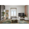 Meuble TV d'angle contemporain 130 cm Alfonso