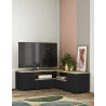 Meuble TV d'angle contemporain 130 cm Alfonso