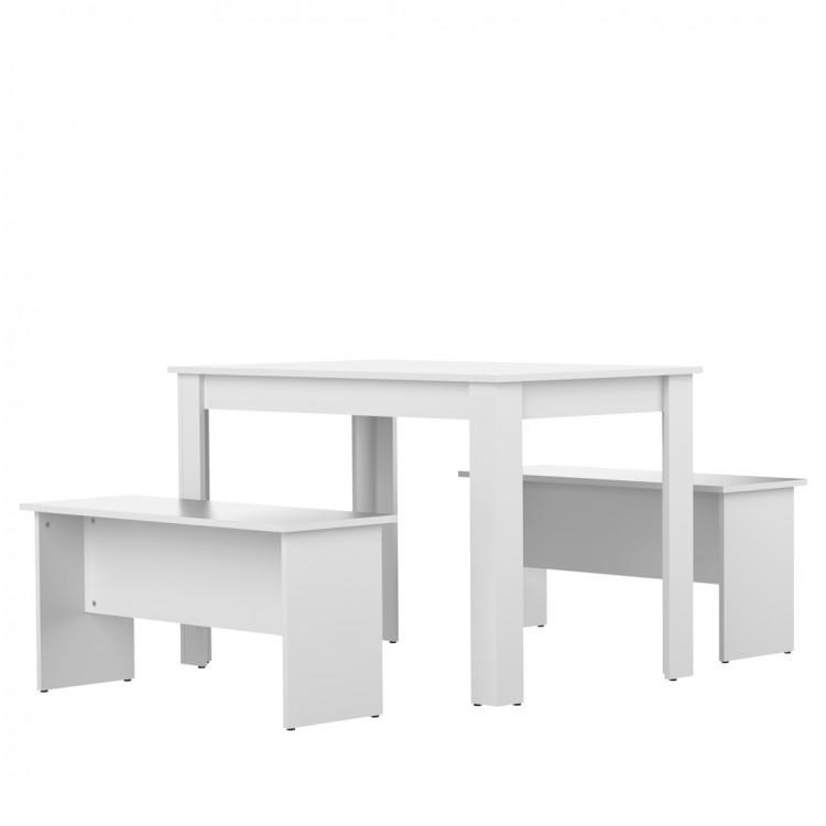 Ensemble table et banc de cuisine contemporain Noelia