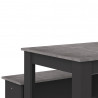 Ensemble table et banc de cuisine contemporain Noelia