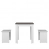 Ensemble table et banc de cuisine contemporain Noelia