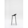 Tabouret moderne avec piétement métal Clémence