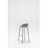 Tabouret moderne avec piétement métal Clémence