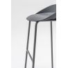 Tabouret moderne avec piétement métal Clémence