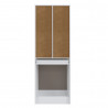 Armoire à linge sale de salle de bain contemporaine Yanis