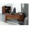 Bureau d'angle de direction moderne coloris noyer Howard