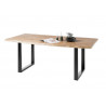 Table industrielle en bois massif Indila