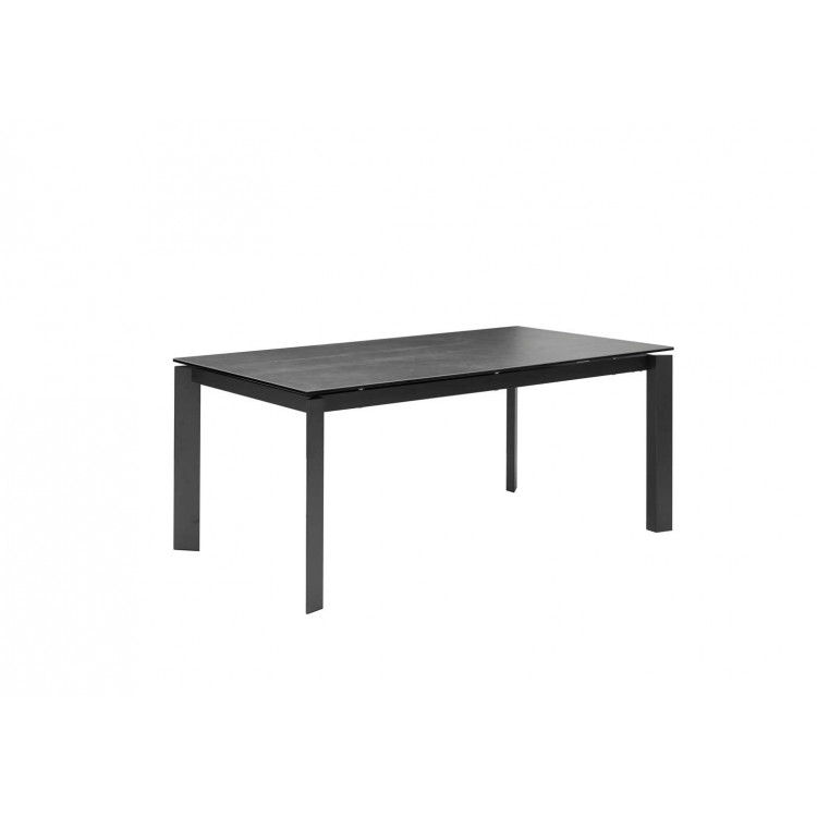 Table de salle à manger extensible moderne anthracite Victorien