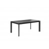 Table de salle à manger extensible moderne anthracite Victorien