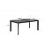 Table de salle à manger extensible moderne anthracite Victorien