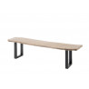 Banc industriel en bois massif Indila