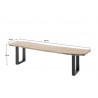 Banc industriel en bois massif Indila