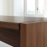 Bureau de direction moderne coloris noyer Kennedy