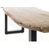 Banc industriel en bois massif Indila