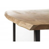 Table industrielle en bois massif Indila
