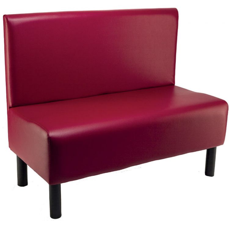 Banquette contemporaine assise en PU Olivier