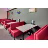 Banquette contemporaine assise en PU Olivier