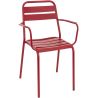 Fauteuil de restaurant (lot de 4) pour extérieur Gwendal