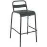 Tabouret de bar (lot de 2) pour extérieur Gwendal