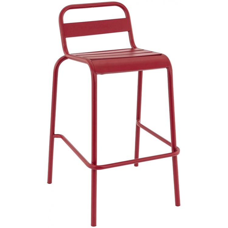 Tabouret de bar (lot de 2) pour extérieur Gwendal