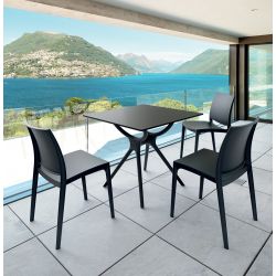 Chaise de restaurant pour extérieur Ugo