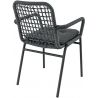 Fauteuil de restaurant pour extérieur (lot de 4) empilable Céline