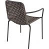 Fauteuil de restaurant empilable pour extérieur (lot de 4) Fred