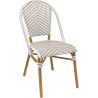 Chaise de restaurant vintage pour extérieur (lot de 4) empilable Louis